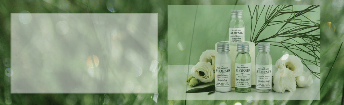 Produits d'accueil hôtel Aloesir